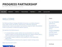 Tablet Screenshot of progress-partnership.org